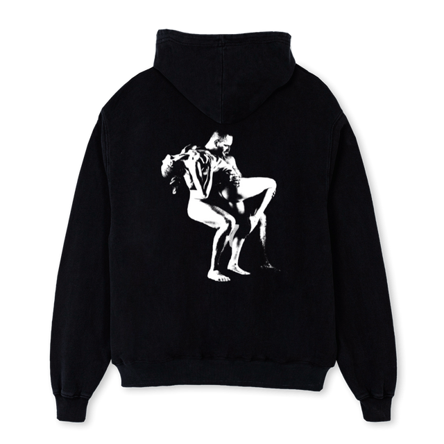 FILTHYHOODIE Black Oversized Hoodie.