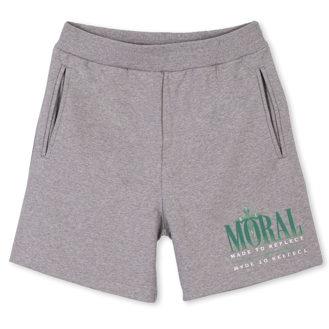 MCGREEN Grey Marl Sweatshorts.