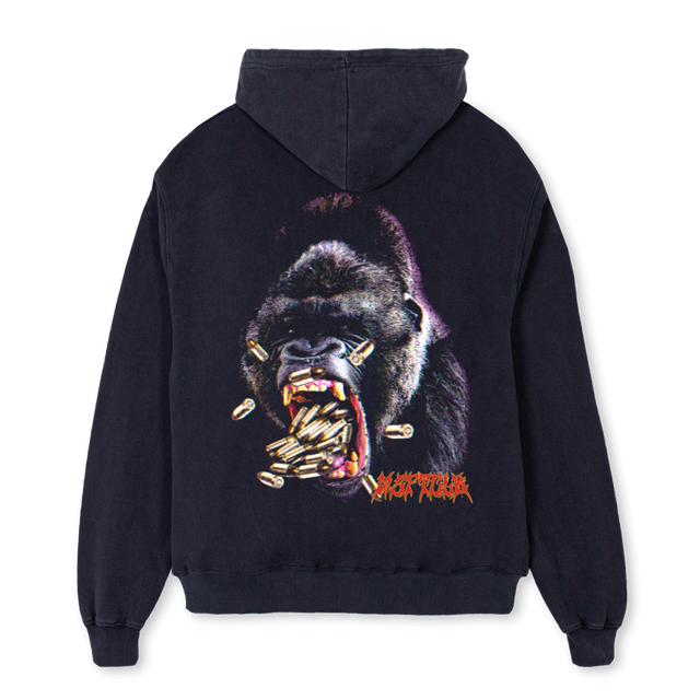 KONG Vintage Black Oversized Hoodie.