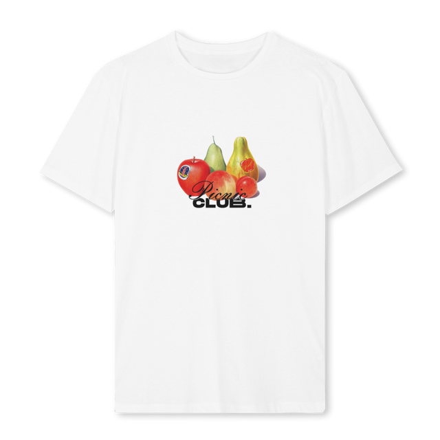 FRUITT White Regular Tee.