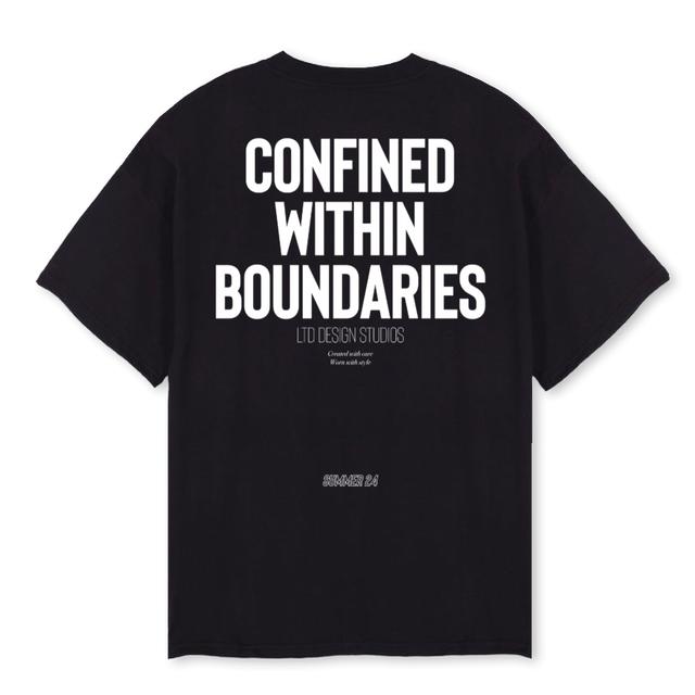 CWBSUMMERTWOFOURW Black Oversized Tee.
