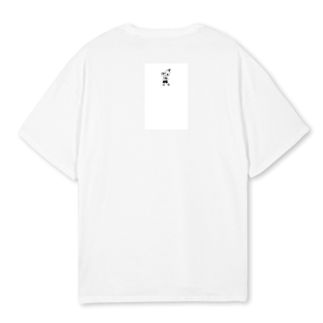 SPEED White Oversized Tee.