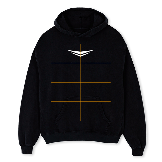 JW Black Oversized Hoodie.