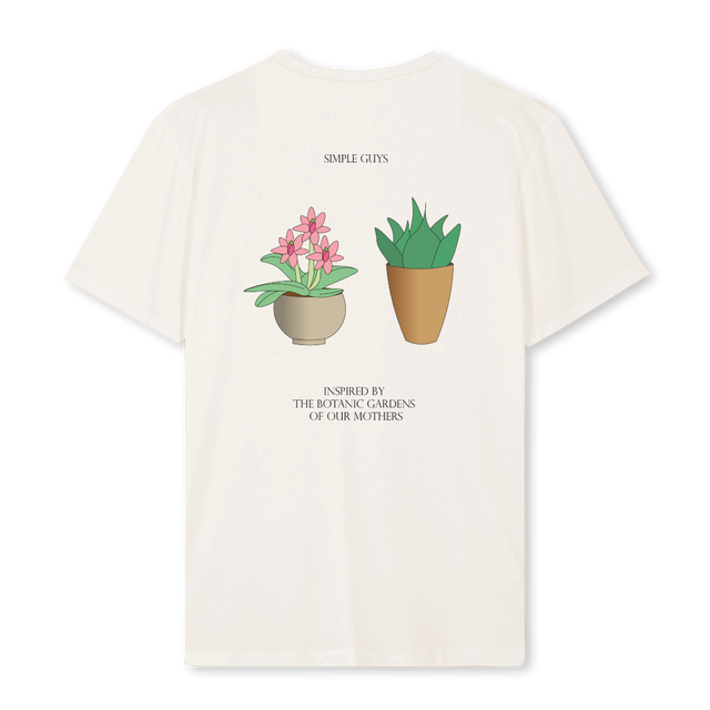 BLOEMPOT Vintage White Regular Tee.