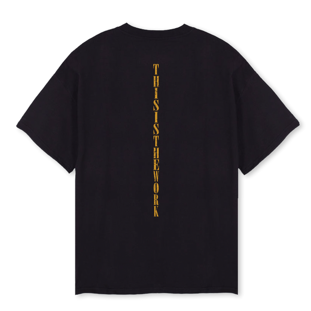 WORKSKULL Black Oversized Tee.