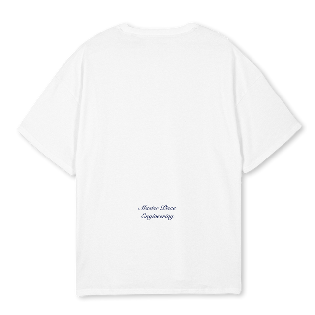 MOTORSPOBOTTEGAWHITE White Oversized Tee.