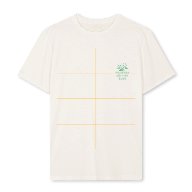 FOREVERSUMMER Vintage White Regular Tee.