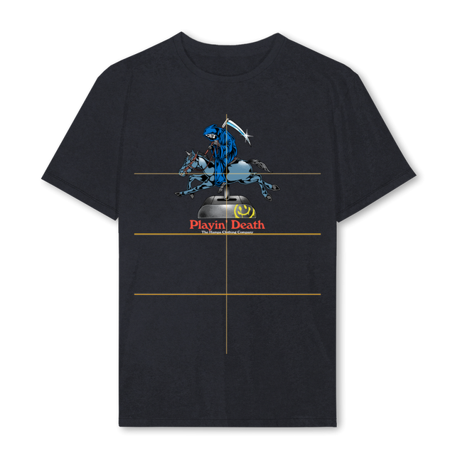 PLAYINREGULAR Vintage Black Regular Tee.