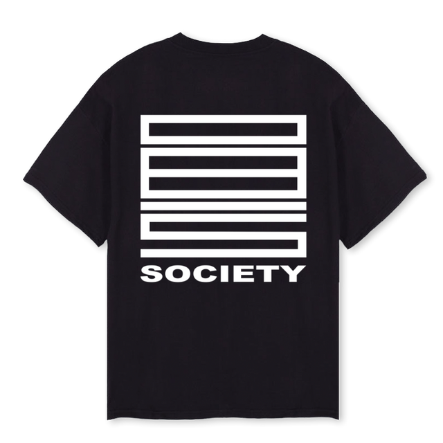 BASEBLACK Black Oversized Tee.