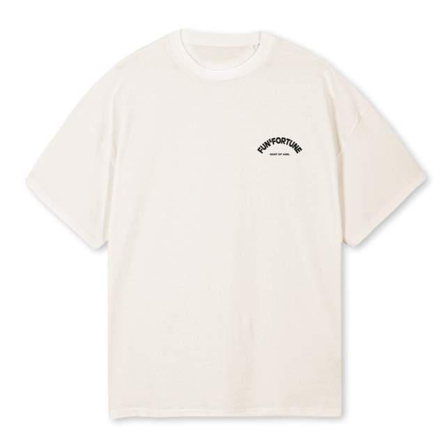 GOAT Vintage White Oversized Tee.