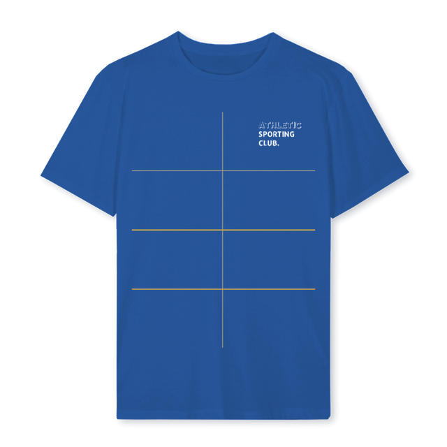 ATHLETICSPORTCLUB Cobalt Blue Regular Tee.