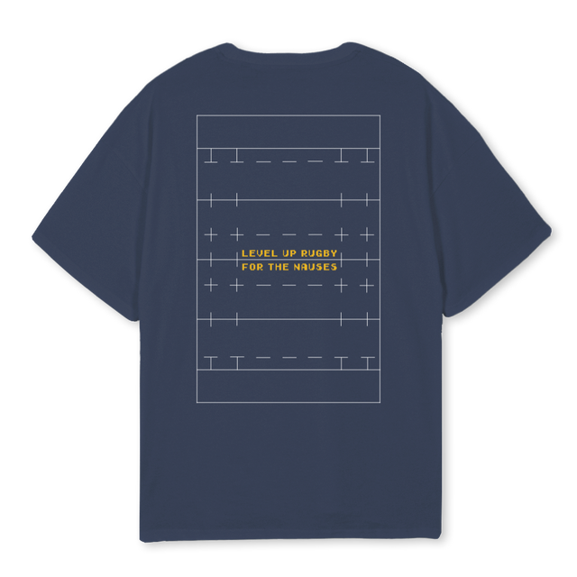 LUOFNB Navy Blue Oversized Tee.
