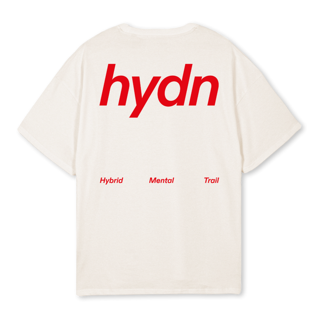 TEETHREEREDHYDN Vintage White Oversized Tee.