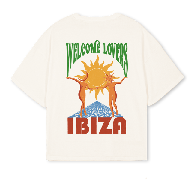 PTMIBIZATEE Vintage White Oversized Boxy Tee.