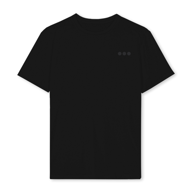 REGDOTS Black Regular Tee.
