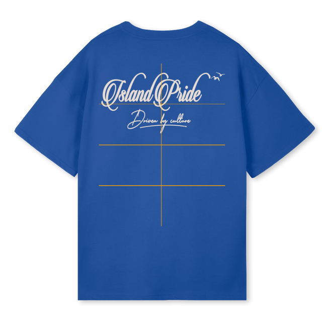 DC_2 Cobalt Blue Oversized Tee.