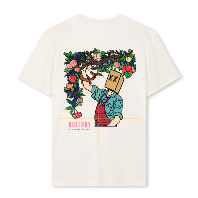STRANGEFRUITSIII Vintage White Regular Tee.