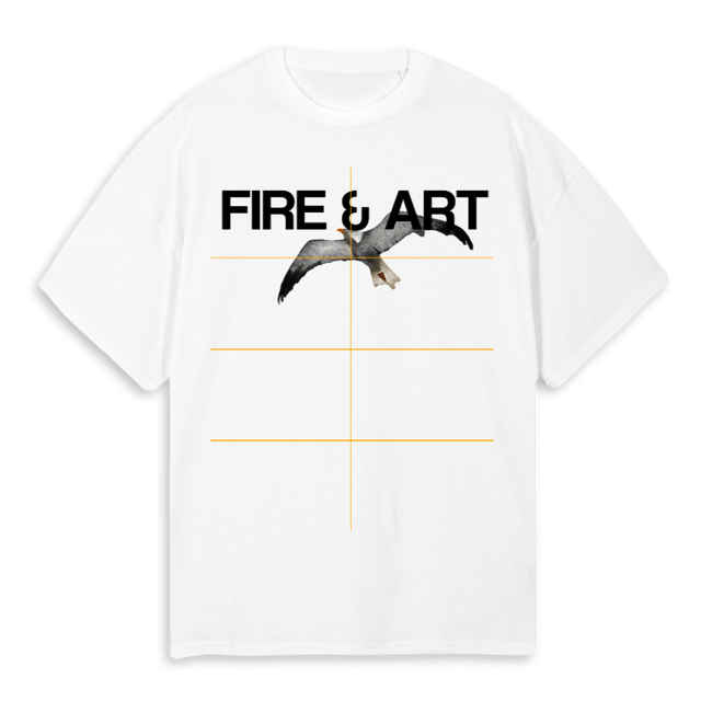 ONEFORTY White Oversized Tee.