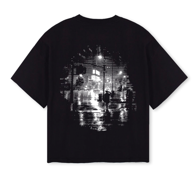 NYCSHIRT Black Oversized Boxy Tee.