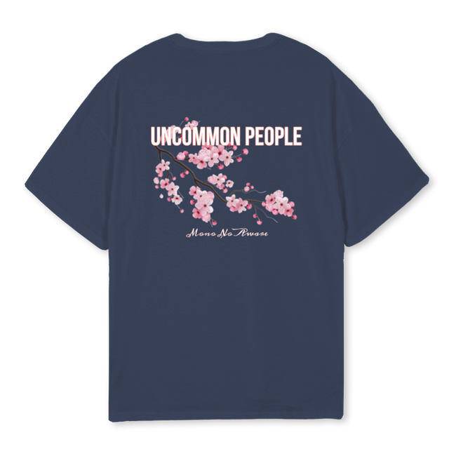 BLOSSOM_1  Navy Blue Oversized Tee.