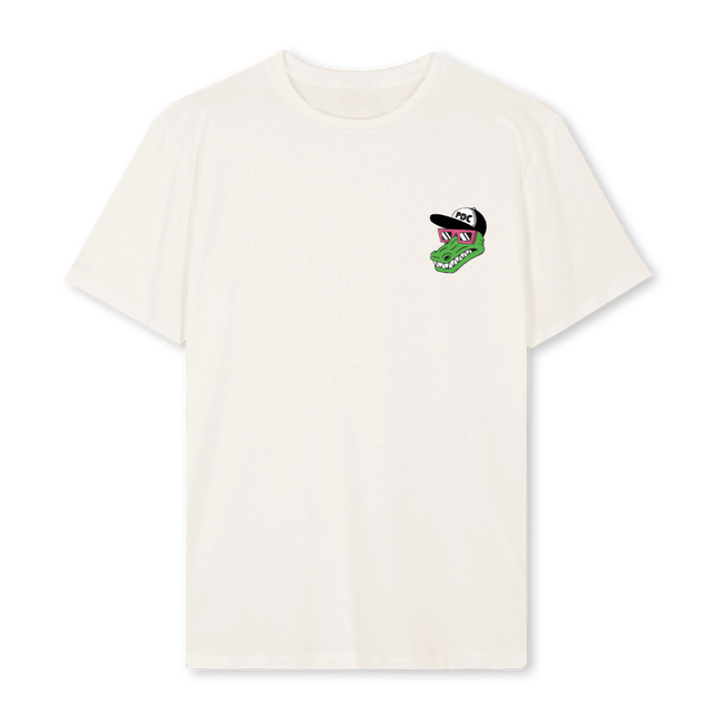 PIAGGIOCROCO Vintage White Regular Tee.