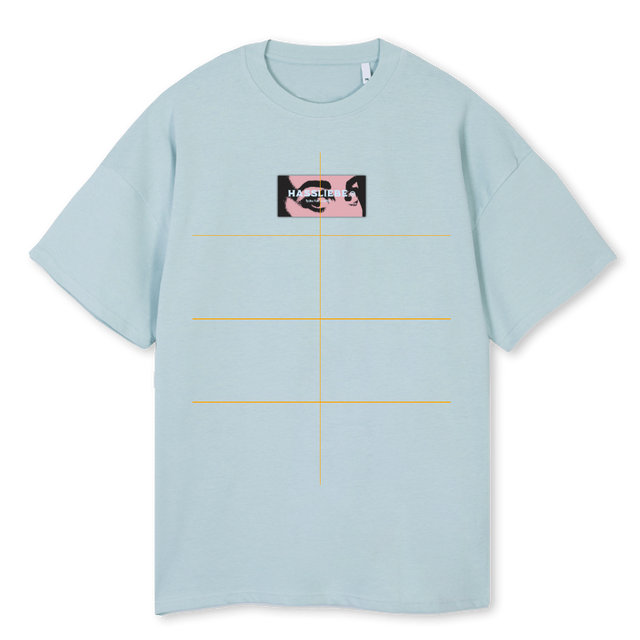 PASIONB Cold Blue Oversized Tee.