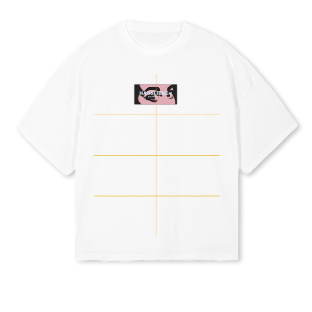 PASSION White Oversized Boxy Tee.