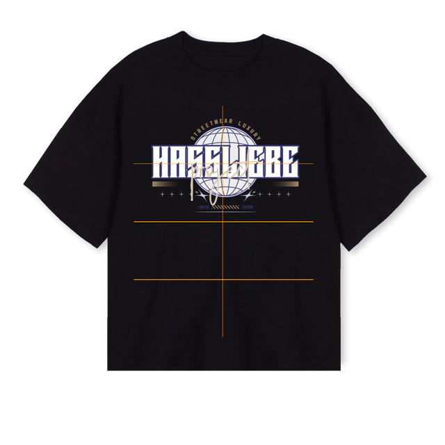 PROJECT Black Oversized Boxy Tee.