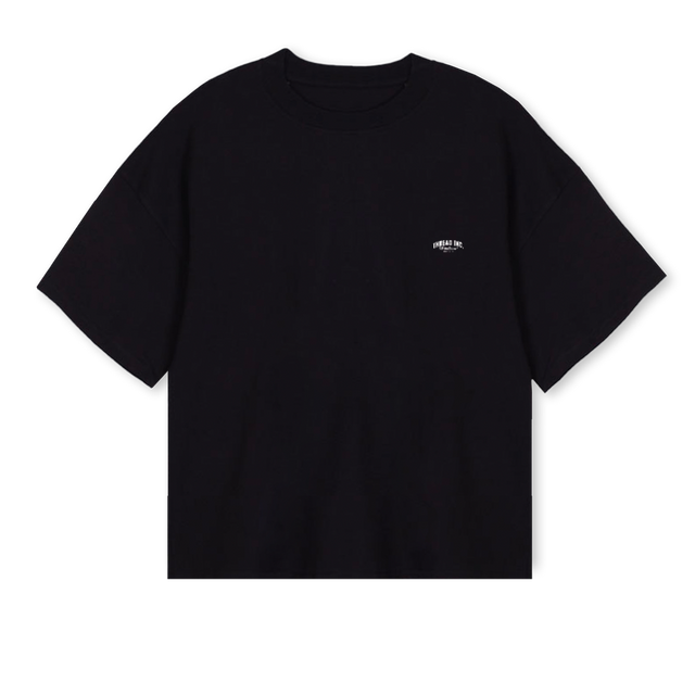 ALLEGIANCEBLACK Black Oversized Boxy Tee.