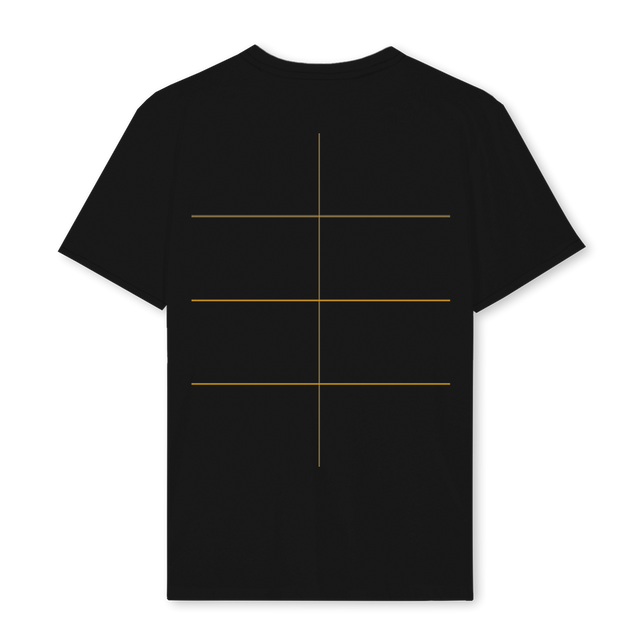 DOUBLELOGOBLACK Black Regular Tee.