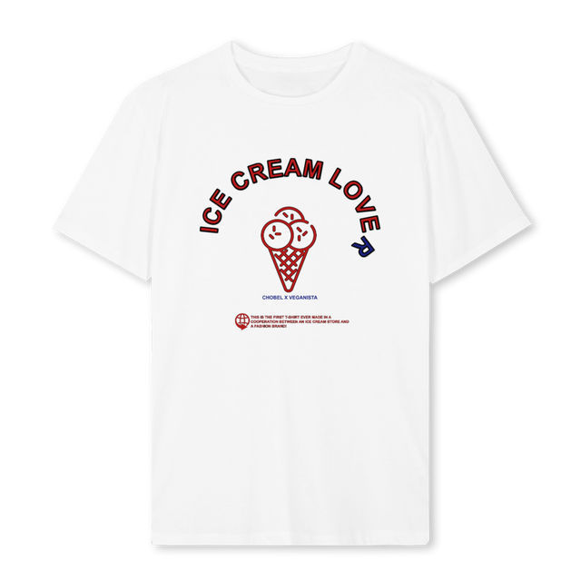 VEGANISTA White Regular Tee.