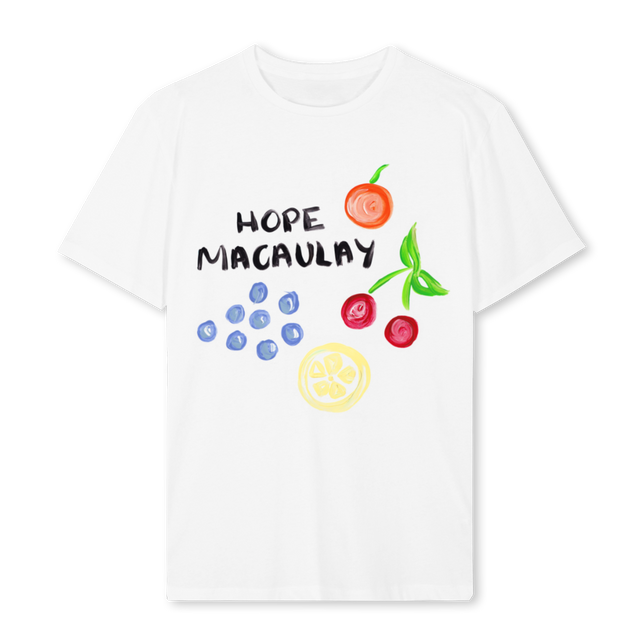 HOPEFRUIT White Regular Tee.