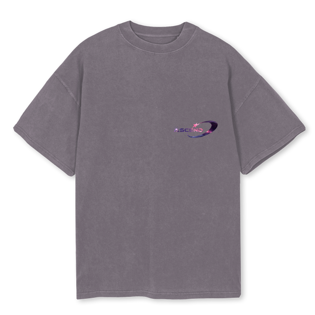 INNERSTELLAR_1 Pigment Grey Oversized Tee.