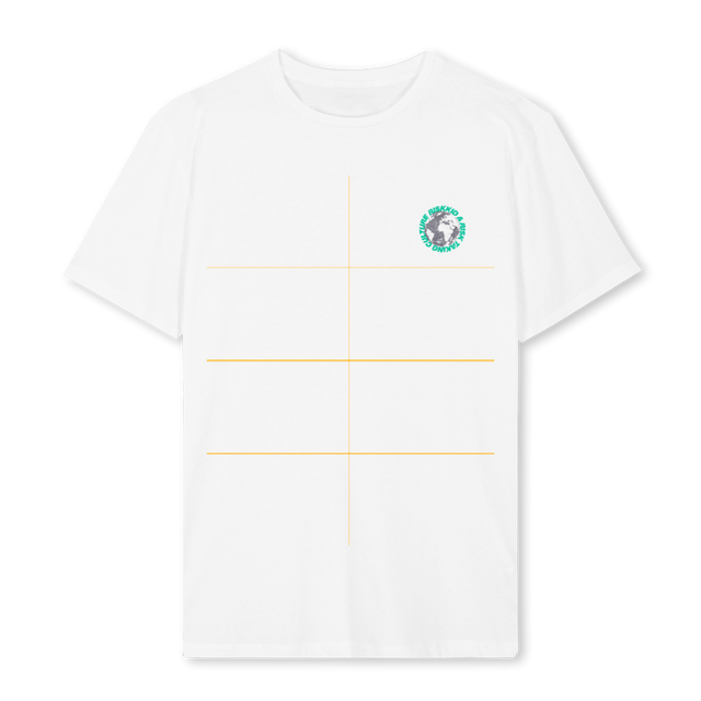 CULTUR White Regular Tee.