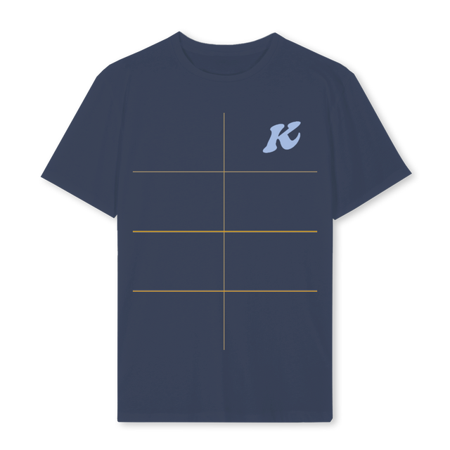 KAPES Navy Blue Regular Tee.