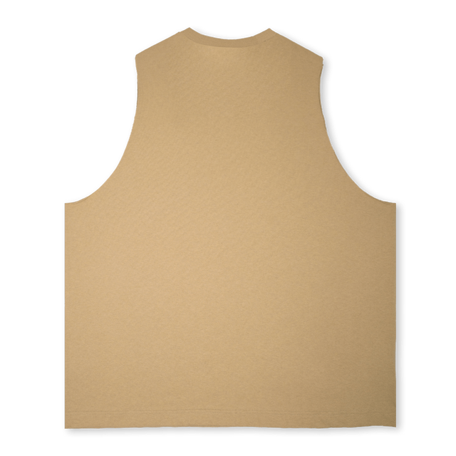 LEGACY_1 Light Gold Oversized Vest.