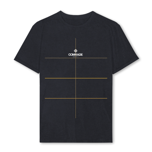 ROUNDCOMRADE Vintage Black Regular Tee.