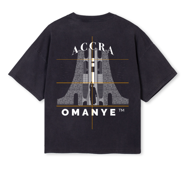 TWENTYVINTAGEBLACK Vintage Black Oversized Boxy Tee.