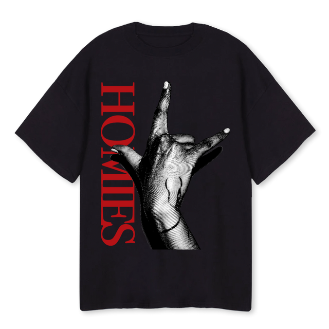 ILYHRED Black Oversized Tee.