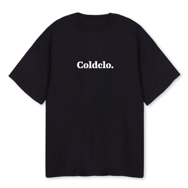 BLACKTEEE Black Oversized Tee.