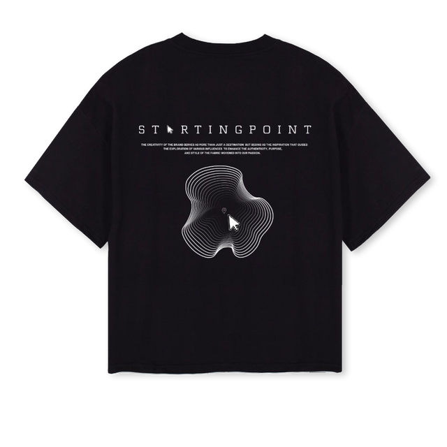 BLCKK Black Oversized Boxy Tee.