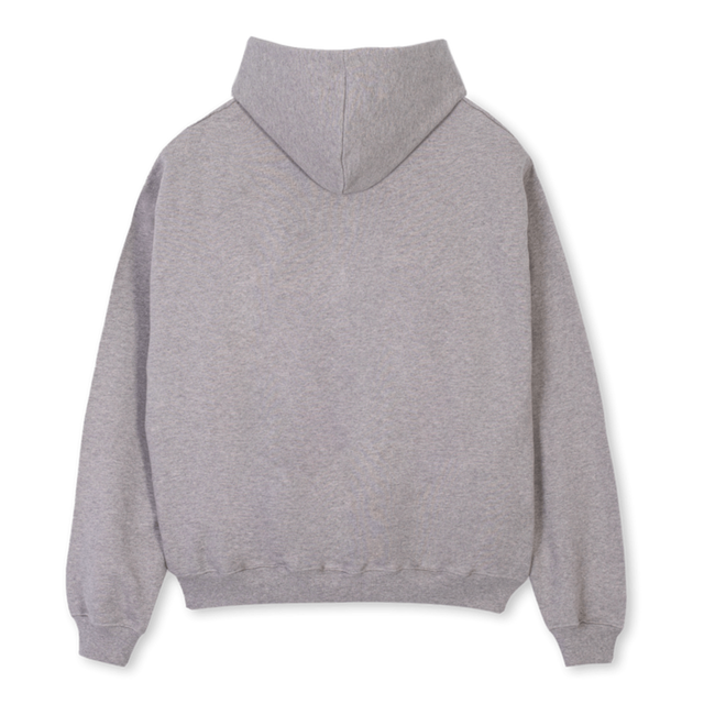 DAFFODIL Grey Marl Oversized Zipped Hoodie.