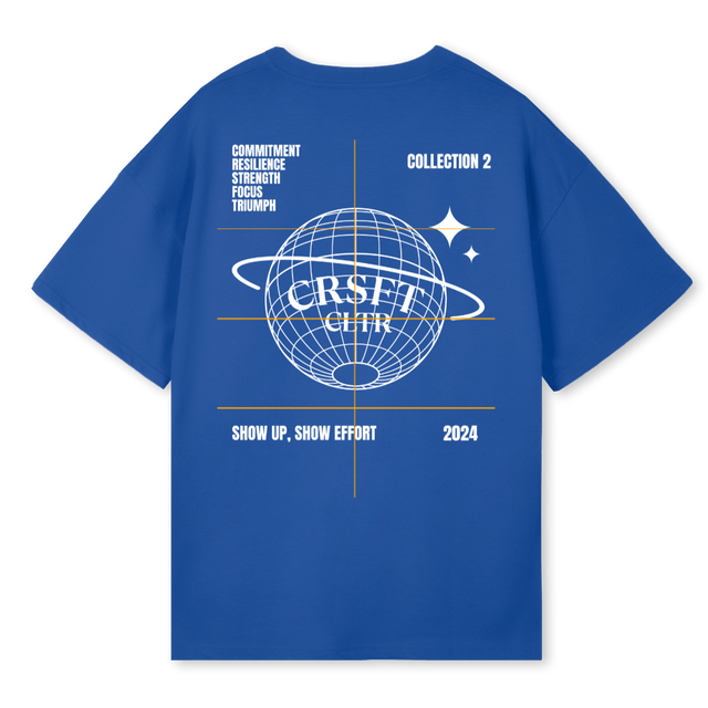 CCC Cobalt Blue Oversized Tee.