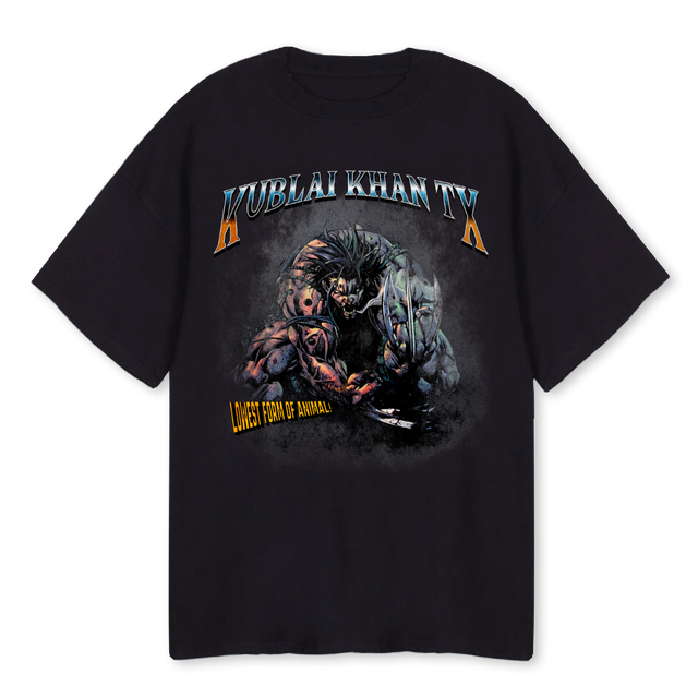 BLACKWEAPONX Black Oversized Tee.