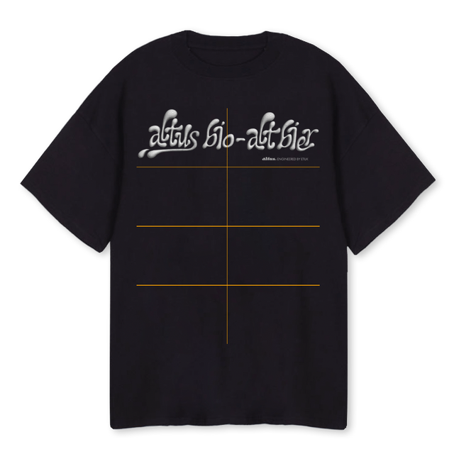 ALTUSBLACK Black Oversized Tee.