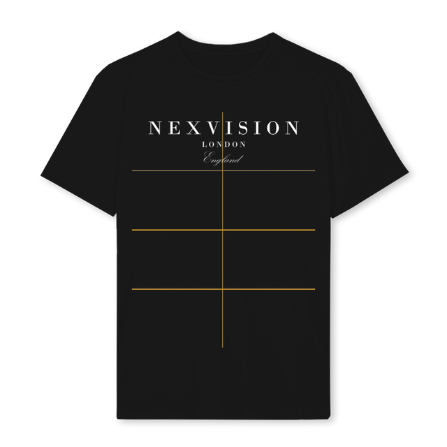 NEXVTHIRD Black Regular Tee.