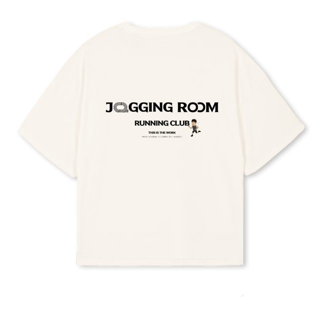 JRNEWVINTWHITE Vintage White Oversized Boxy Tee.