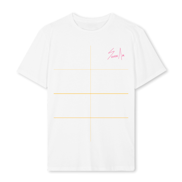 PNKCRE White Regular Tee.