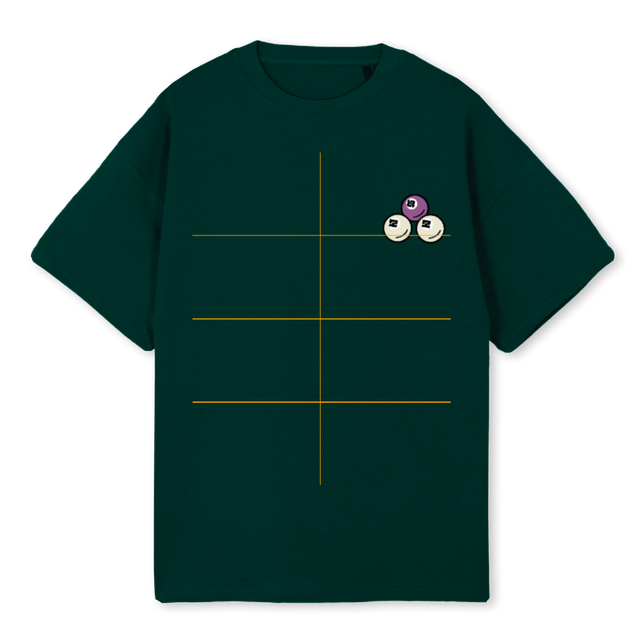 DROPXIX Wild Green Oversized Tee.