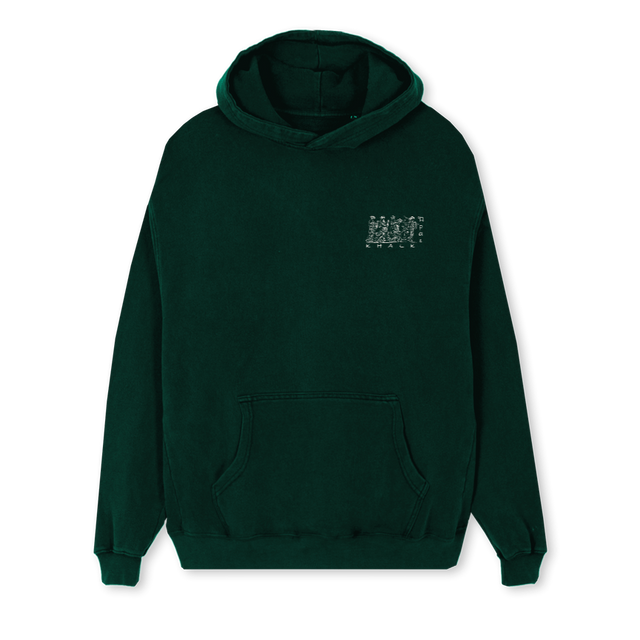 THEHORAESEASONSKHALK Wild Green Regular Hoodie.
